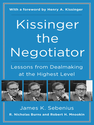 cover image of Kissinger the Negotiator